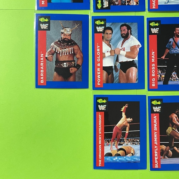 24 WWF WCW 90's Wrestling Trading Cards Classic Hulk Hogan Andre Giant Bret Hart - Picture 5 of 14